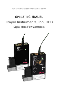 Thumbnail of document Manual - DFC Digital Flow controller